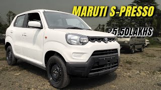 Maruti Suzuki S Presso Top Model 2024 Review Features Price [upl. by Pontius322]