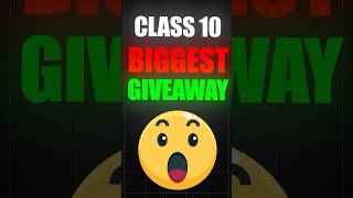 Biggest GIVEAWAY Ever for Class 10 boards study cbse class10 icse studymotivation pw shorts [upl. by Ditmore]