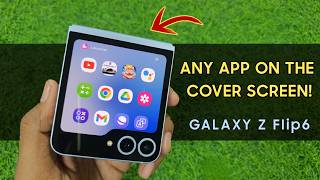 Galaxy Z Flip 6  How To Use Any App On The Cover Screen [upl. by Shields701]