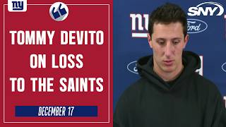 Tommy DeVito on Giants offense needing more swagger  SNY [upl. by Cook]