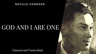 Neville Goddard  God And I Are One  1972 Lecture  Own Voice  Full Transcription  Subtitles 🙏 [upl. by Anigger]