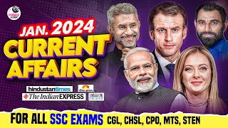 JANUARY 2024 MOST IMP CURRENT AFFAIRS FOR ALL EXAMS  PARMAR SSC [upl. by Cheatham525]