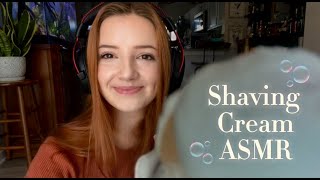 ˚🫧˚• ݁‧ Shaving Cream ASMR  BlueYeti  Minimal Talking ˚🫧˚• ݁‧ [upl. by Theta]