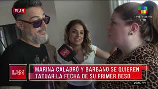 Marina Calabró y Rolando Barbano blanquearon su noviazgo en LAM [upl. by Thompson60]