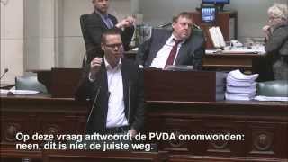 PVDAvolksvertegenwoordiger Raoul Hedebouw voert scherpe oppositie tegen regeringMichelDe Wever [upl. by Aikrehs]