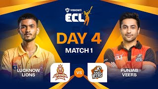 ECL  Match 8  Lucknow Lions vs Punjab Veers  Anurag Dwivedi vs Harsh Beniwal [upl. by Annodas872]