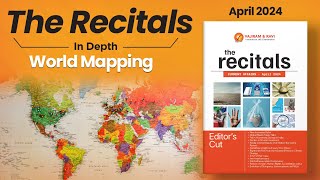 Recitals In Depth World Mapping  Plate Tectonics  Monthly Current Affairs April [upl. by Bernstein]