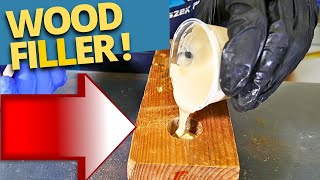 WOOD FILLER PASTE  Wood Putty Gaps Holes Restoration [upl. by Limaj171]