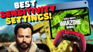 The BEST Warzone Mobile CONTROLLER sensitivity settings Multiplayer Gameplay [upl. by Antonius725]