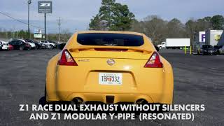 Z1 370Z Race Dual Exhaust  Sound Sample [upl. by Eno]