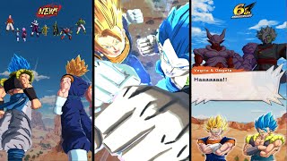 NEW SSB Gogeta amp Vegito VS Fused Zamasu Janemba amp Frieza BOSS FIGHT amp CUTSCENES DB Legends STORY [upl. by Adnylg516]