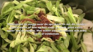 Airfried Kabeljauwfilet met crispy roasted potatoes en spitskool marsala [upl. by Shaun]