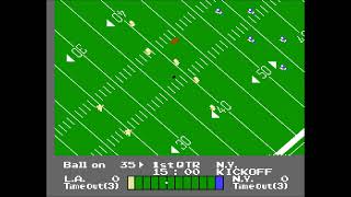 NES Play Action Football Gameplay NES [upl. by Holly-Anne]