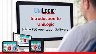 PLC Training Introduction to UniLogic HMI  PLC Application Software  UniStream by Unitronics [upl. by Geibel464]