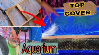 MAKING aquarium top cover ll at home ll 3ft aquarium top cover l wood top cover cheap and best [upl. by Irvine711]