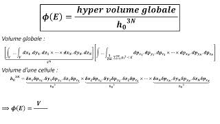 Physique Statistique Le nombre d’états accessibles  gaz parfait [upl. by Nythsa579]