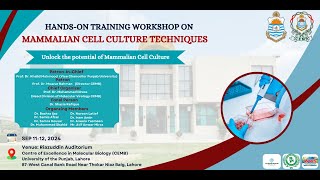 Handson Workshop on Mammalian Cell Culture Techniques Inaugration [upl. by Evoy]