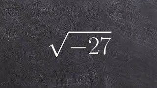 Simplifying negative radicals [upl. by Brad526]