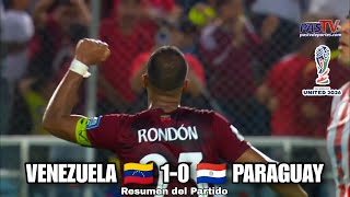 VENEZUELA 🇻🇪 ganó a 🇵🇾 PARAGUAY Eliminatorias Mundial 2026 [upl. by Elmore]