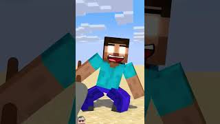 Help Herobrine Throw a Spear😱😱 shorts anime funny trending minecraft memes fyp reels sonic [upl. by Atterehs439]