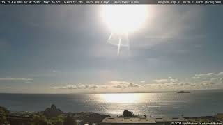 29 August 2024  Kinghorn WeatherCam Timelapse [upl. by Lotsyrc]