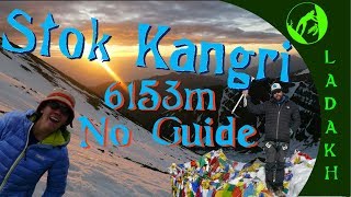 Climbing Stok Kangri in Ladakh India  No guide [upl. by Einatsed]