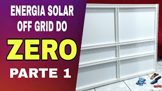 🛠️Como INSTALAR energia solar PASSO A PASSO  Parte 1  Montagem do painel [upl. by Asenad]