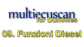 09 MultiEcuScan  Funzioni Diesel Olio Motore FAP EGR [upl. by Ayanad]