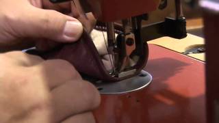 Sewing Fine Leather with the Ultrafeed Sewing Machine [upl. by Lipps]