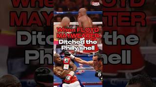 When Floyd Mayweather ditched the Philly shell phillyshell floydmayweather boxingdefense fyp [upl. by Neila969]