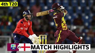 West Indies vs England 4th T20 Highlights 2024  WI vs ENG 2024  WI vs ENG 4th T20 Highlights 2024 [upl. by Lunseth]