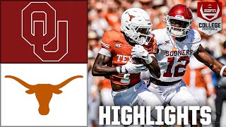 🚨 RED RIVER SHOWDOWN 🚨 Texas Longhorns vs Oklahoma Sooners  Full Game Highlights [upl. by Lotti]