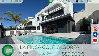 CC130050  Amazing Modern Villa 😍 La Finca Golf Algorfa  Casas Connect [upl. by Neerroc]