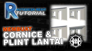 Tutorial Membuat Cornice dan Plint Lantai di Autodesk Revit [upl. by Lurleen]