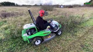 Etesia Attila AK98X Brushcutter in Action [upl. by Haet]