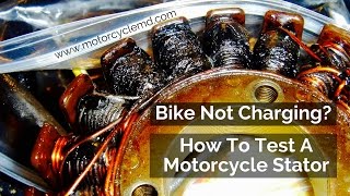 How To Test A Motorcycle Stator [upl. by Ahsieyn714]