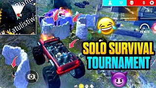 Solo Survival Tournament ☠️  Entry Fee 20₹ Winning 100₹ 🤑  Survival Tournament Gameplay ⚔️ [upl. by Adnak]