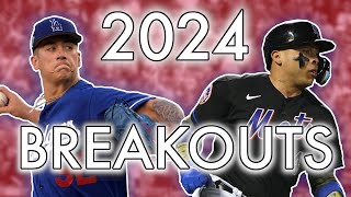 Predicting Breakout Players for the 2024 MLB Season [upl. by Oilla]