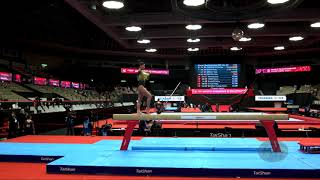 SZEKELY Zoja HUN  2021 Artistic Worlds Kitakyushu JPN  Qualifications Balance Beam [upl. by Llennol]