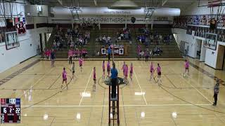 PlatteGeddes vs Parkston C team and JV Volleyball [upl. by Prouty]