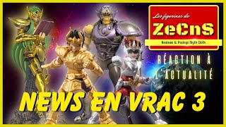 Newscast Myth Cloth  Les Figurines de ZeCnS  News en vrac 3 Blockees Gallery version Degel MST [upl. by Nylram]