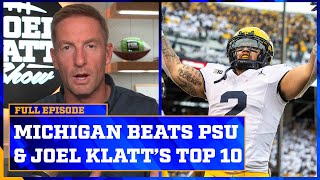 Michigan takes down Penn St without Harbaugh Jimbo is out at Texas AampM and Klatt’s Top 10 Rankings [upl. by Malarkey]