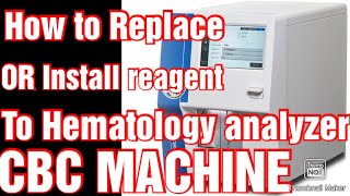 How to replace Reagent to Medonic CBC machine [upl. by Zsa Zsa548]