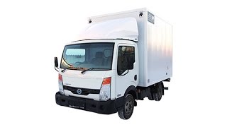 Обзор Nissan Cabstar Промтоварный с гидробортом фургон 15 м3 5 европаллет [upl. by Gherardo]