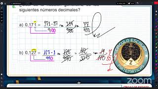 Fracción generatriz a un número decimal [upl. by Prisilla]