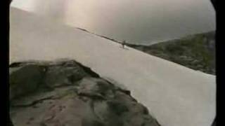 Skiing a remaining snowpatch Cairngorm in the early 1990s [upl. by Chamkis523]