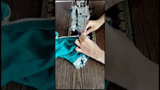 Part 1 How to sew a zippered covered shortvideo viralvideo [upl. by Anekam238]