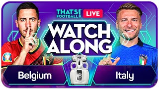 BELGIUM vs ITALY EURO 202O Watchalong Mark GOLDBRIDGE LIVE [upl. by Salchunas]