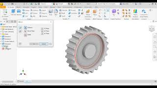 How to create 3D model using revolve circular pattern  Autodesk Inventor  Part Design  Spur Gear [upl. by Heron180]