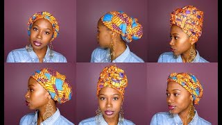 How to Slay Your Headwraps  6 QUICK amp EASY STYLES [upl. by Dante]